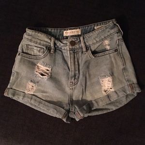 Bullhead Denim Co High Rise Shorts